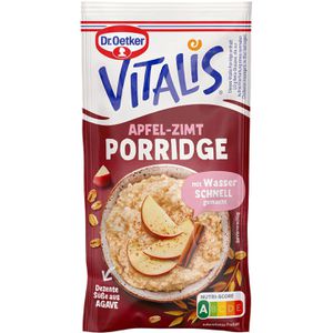 Produktbild für Haferbrei Dr.Oetker Vitalis Porridge, Apfel Zimt