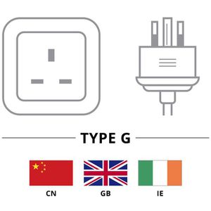 Produktbild für Reiseadapter Goobay 45353 weiß