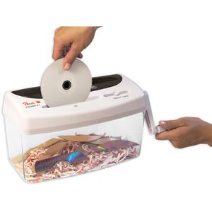 Produktbild für Aktenvernichter Peach 510474 PS300-21, weiß/transparent