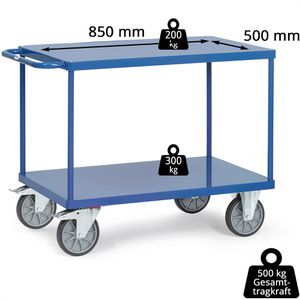 Produktbild für Tischwagen Fetra 2400B, aus Metall