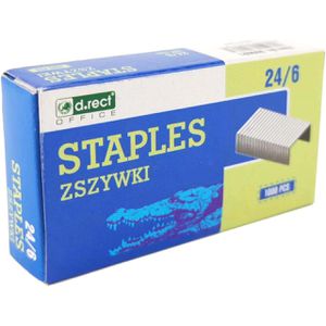 Produktbild für Heftgerät D.RECT 111453, inkl. 2000 Heftklammern