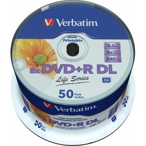 DVD-Rohlinge Verbatim 97693, bedruckbar, DVD+R
