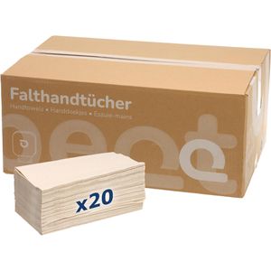 Papierhandtücher Böttcher-AG 1-lagig, natur