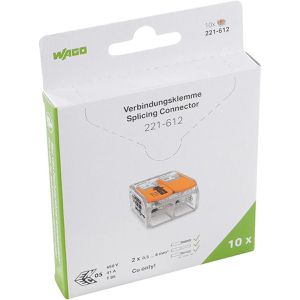 Produktbild für Verbindungsklemme Wago Compact, 221-612/995-010, 2 Leiter