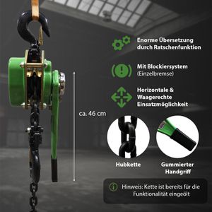 Produktbild für Kettenzug Trutzholm 41751, Hebelzug