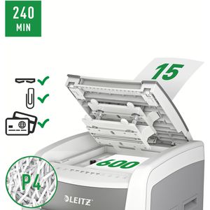 Produktbild für Aktenvernichter Leitz 8017 IQ Autofeed Office Pro 600, Rollen