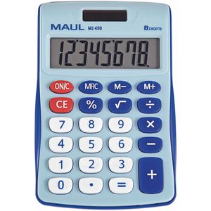 Produktbild für Taschenrechner Maul MJ 450 junior, hellblau
