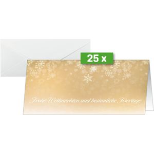 Produktbild für Weihnachtskarte Sigel DS633, Golden Christmas Night