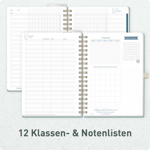 Produktbild für Lehrerkalender Häfft Green Canvas, Schuljahr 2026/2027