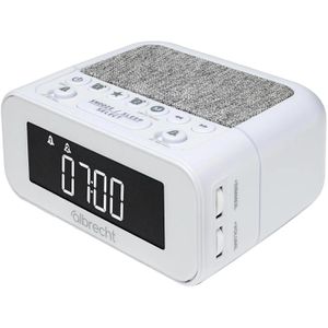 Produktbild für Radiowecker Albrecht DR 451, weiß