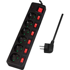 Produktbild für Steckdosenleiste LogiLink LPS233, mit 1,5m Kabel