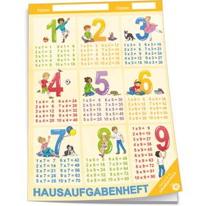 Hausaufgabenheft Trötsch Grundschule 1x1, A5