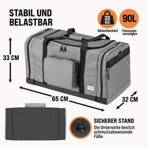 Produktbild für Reisetasche Monzana 109601, anthrazit, 70 cm