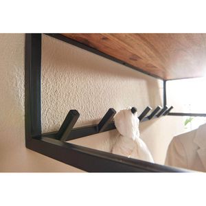 Produktbild für Wandgarderobe Wohnling WL6.353, Massivholz