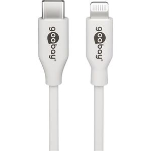 Produktbild für Ladekabel Goobay 39446, weiß, 1m