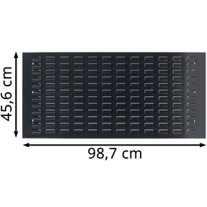 Produktbild für Werkzeugwand ADB 23074, anthrazit, aus Metall