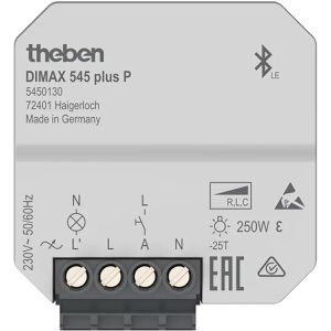 Dimmer Theben DIMAX 545 plus P Bluetooth Unterputz