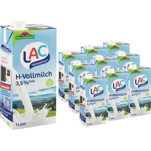 Milch LAC H-Vollmilch, Fettgehalt 3,5%