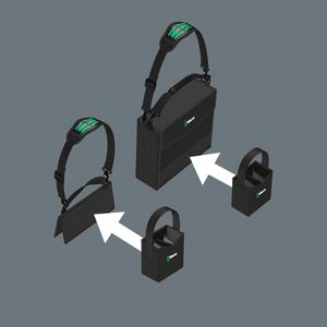 Produktbild für Werkzeugtasche Wera 2go 4 Köcher