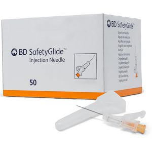 Kanülen BD SafetyGlide Sicherheitskanüle, 50 Stück