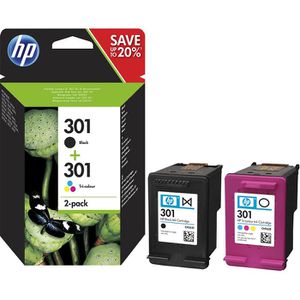 HP 301 Multipack schwarz, color – Original Druckerpatronen N9J72AE Tinte AG Böttcher