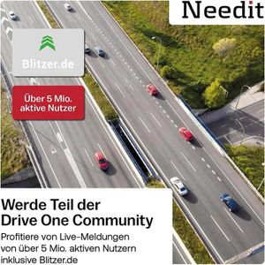 Produktbild für Radarwarner Needit Drive One 7017, mit Batterie