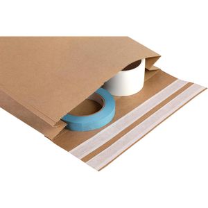 Produktbild für Faltentaschen flexiPAK Classic, B3, braun