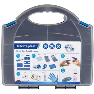 Detectaplast Erste-Hilfe-Koffer Medic Box Food L, 157-teilig, Gastronomie