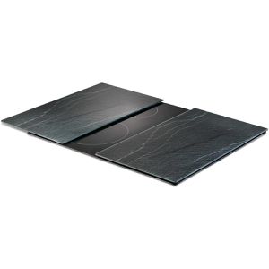 Produktbild für Herdabdeckplatte Zeller Schieferoptik, aus Sicherheitsglas