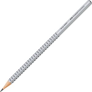 Produktbild für Schreibset Faber-Castell Grip 2001 Set silber, 6-teilig