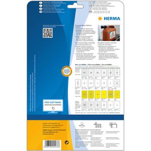 Produktbild für Folienetiketten Herma 4576, weiß, matt