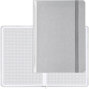 Notizbuch Geiger Easy-Book Comfort, silber, A5