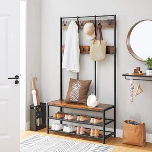 Produktbild für Garderobenständer Vasagle HSR86BXV1, schwarz