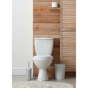 grau, Bürstenhalter – Böttcher WC-Bürste AG aus Kunststoff Wenko Brasil,