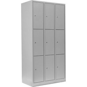 Schließfachschrank Lüllmann 520330, lichtgrau