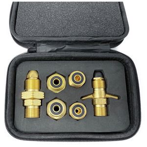 Produktbild für Gasflaschen-Adapter Drehmeister 127965, Europa Plus, Set