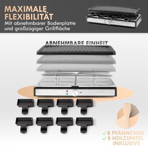Produktbild für Raclette-Grill Clatronic RG 3757, für 8 Personen