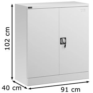 Produktbild für Werkzeugschrank Fromm&amp;Starck MCAB-02, aus Metall, lichtgrau