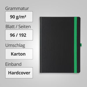 Produktbild für Notizbuch Geiger Color-Book, Karton Hardcover