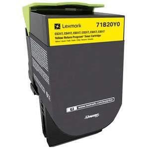 Produktbild für Toner Lexmark 71B20Y0 Prebate, gelb