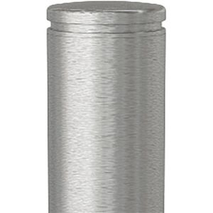 Produktbild für Absperrpfosten Schake 4272P, silber, aus Edelstahl
