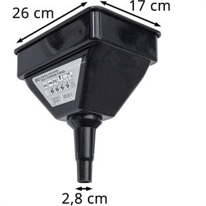 Produktbild für Trichter BGS-technic 9934, schwarz, schwere Ausführung