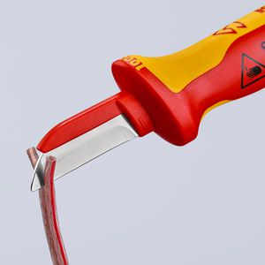 Produktbild für Kabelmesser Knipex 98 54, VDE-geprüft