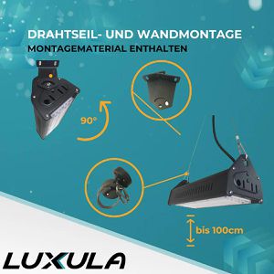 Produktbild für LED-Hallenstrahler Luxula LX500121, 100 Watt