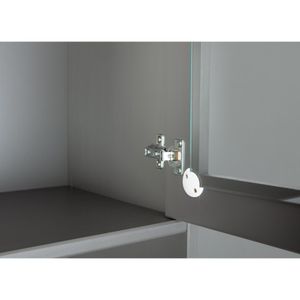 Produktbild für Küchenschrank Inter-Link Luzerna 5.1, grau, (BxH) 90 x 190 cm