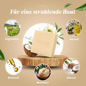 Produktbild für Seife Natural-Cilt handgemachte Naturseife, Ziegenmilch
