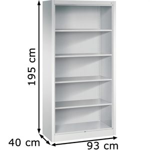 Produktbild für Aktenregal CP-Möbel Acurado, 9160-000, aus Metall