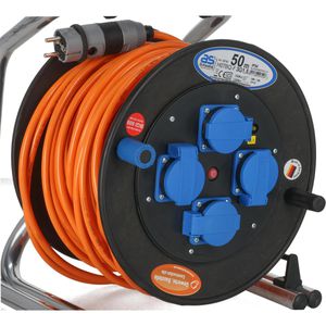 Produktbild für Kabeltrommel as-Schwabe 20742 Panzer-Vollgummi 50m