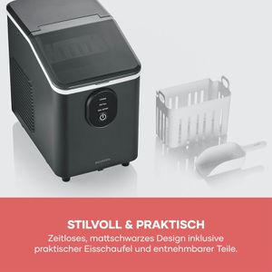 Produktbild für Eiswürfelmaschine Severin EZ 7415, Kunststoff, schwarz