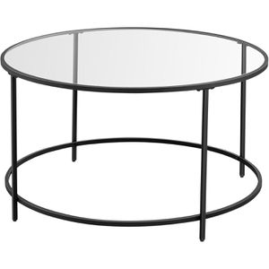 Produktbild für Couchtisch Vasagle LGT021B01, aus Glas / Metall, transparent